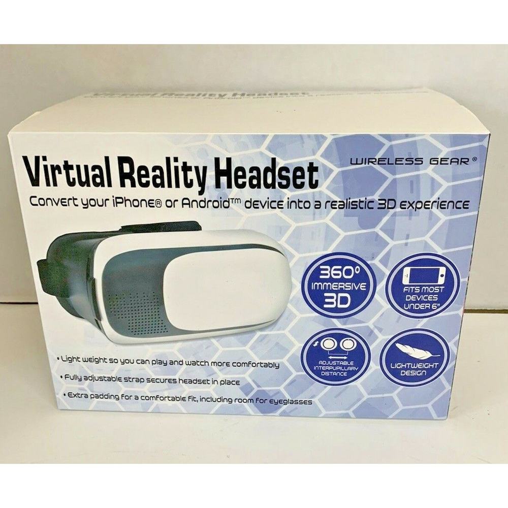 Virtual Reality‎ Headset,Wireless Gear Model G0391,3D Experience
